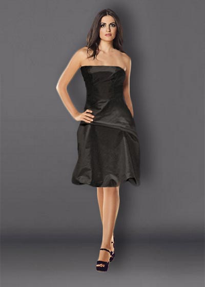 שמלות ערב שחורות קצרות