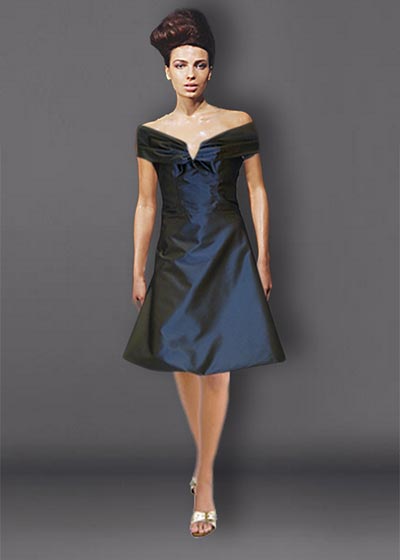 שמלות ערב שחורות קצרות