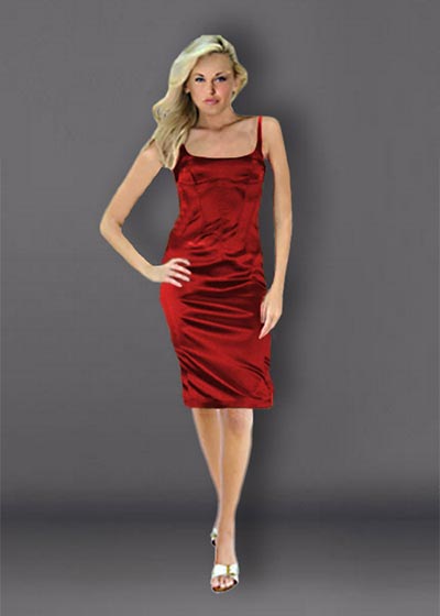 שמלת ערב אדומה