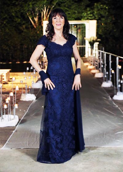 לקוחה שמלת ערב 9