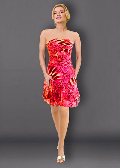 שמלת ערב אדומה